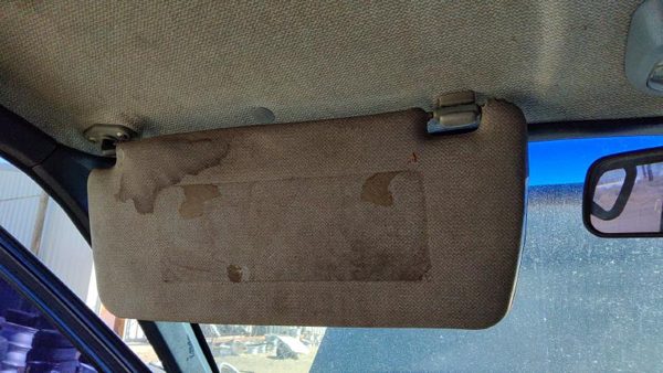 93-95 Nissan Pathfinder Driver Left Sun Visor Oem Blue — photo 6