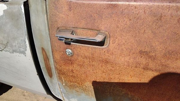 1986 Dodge Ram Outside Door Handle RH W250 Silver — photo 2