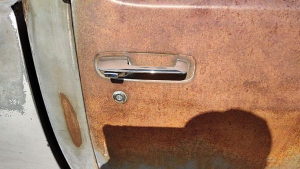 1986 Dodge Ram Outside Door Handle RH W250 Silver — photo 4