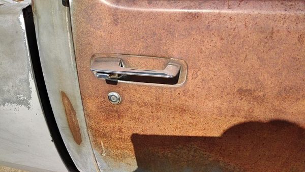 1986 Dodge Ram Outside Door Handle RH W250 Silver — photo 3