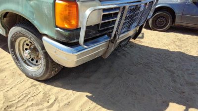 1988 Ford F150 Front Bumper Assy. With Brackets Assembly OEM Chrome E7TZ17757A