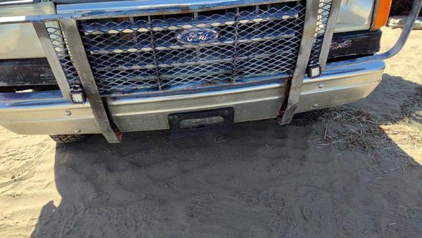 1988 Ford F150 Front Bumper Assy. With Brackets Assembly OEM Chrome E7TZ17757A — photo 4