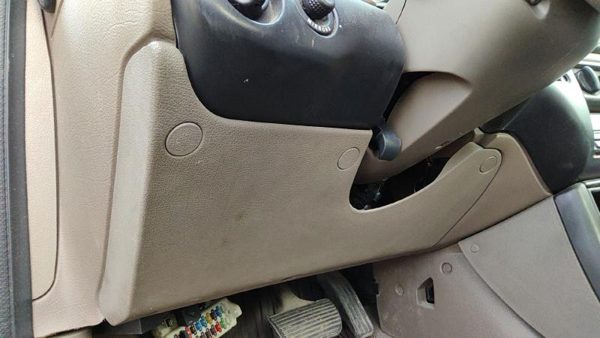 1995-1997 Ford Contour Lower Dash Under Column Knee Bolster Trim Panel Ul Tan — photo 3