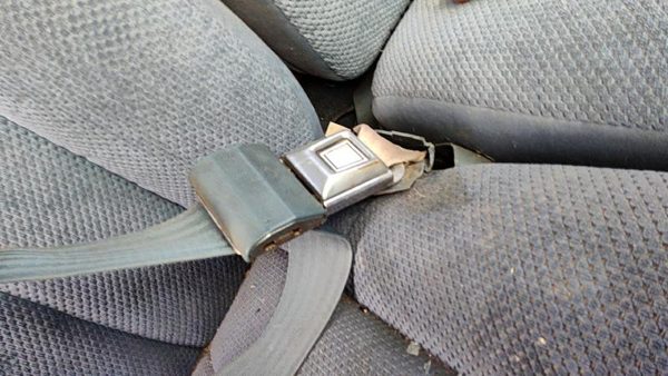 83-88 Ford Ranger Passenger Right Front Seat Belt Buckle Receiver Oem Blue — photo 5