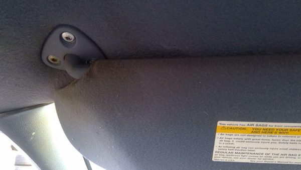 1994 Chevy Caprice Driver Left Sun Visor Oem Blue — photo 9