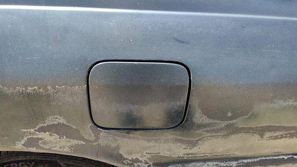1997-2001 Toyota Camry Fuel Tank Door With Hinge Gas Lid Oem Filler Blue 8L3 — photo 2