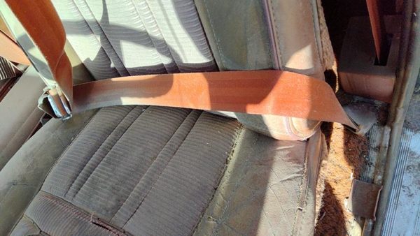 84-91 Jeep Grand Wagoneer Driver Left Front Seat Belt Retractor Shoulder Brown — photo 2