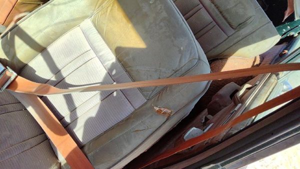 84-91 Jeep Grand Wagoneer Driver Left Front Seat Belt Retractor Shoulder Brown — photo 3
