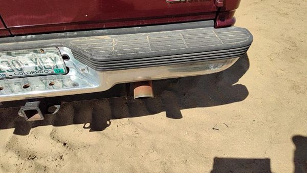1992-1999 Gmc Yukon Rear Bumper Assembly With Brackets Oem Chrome 15025375 — photo 5