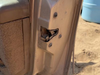 90-96 Century Passenger Right Front Door Latch With Rods/Cables Oem 4-Door Sedan