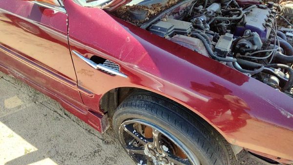 1994-1997 Honda Accord Passenger Right Front Fender Oem Red 6725931 — photo 7