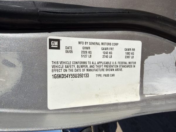 2005 Cadillac Deville Caliper RH — photo 8