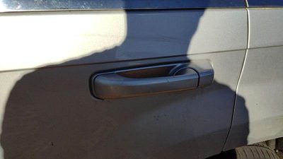05-10 Grand Cherokee Driver Left Rear Outside Door Handle Oem Back Silver Ps2