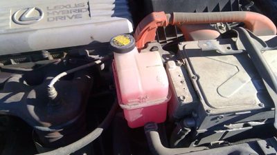 10-12 Lexus Hs250h Hybrid Coolant Reservoir Radiator Overflow Tank Inverter Oem