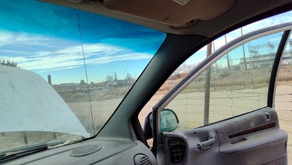 96-00 Town & Country Passenger Right A Pillar Trim Windshield Post Panel Gray — photo 2