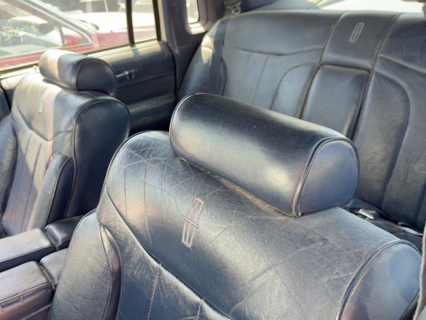 90-97 Lincoln Town Car Pair Of Front Headrests Oem Left Right Set Seat Blue Dp — photo 2