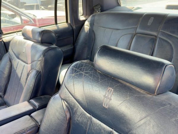 90-97 Lincoln Town Car Pair Of Front Headrests Oem Left Right Set Seat Blue Dp — photo 4