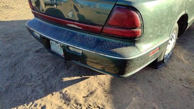 1996-1999 Olds 88 Rear Bumper Cover Assembly Oem Back Green 25644010