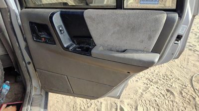 1994 Grand Cherokee Passenger Right Rear Door Trim Panel With Switches Back Gray