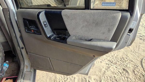 1994 Grand Cherokee Passenger Right Rear Door Trim Panel With Switches Back Gray — photo 2