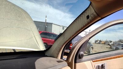 07-09 Grand Vitara Xl-7 Passenger Right A Pillar Trim Windshield Post Panel Tan