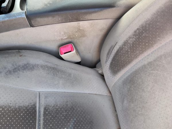 04-09 Prius Driver Left Front Seat Belt Buckle Receiver Oem Brown/Ivory Fa08 — photo 2