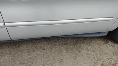 96-07 Ford Taurus Passenger Right Front Moulding From Door Trim Strip Silver Ts