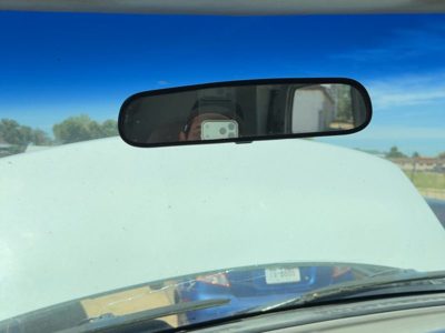 00-18 Express 2500 Inside Rear View Mirror Windshield Mounted Without Compass