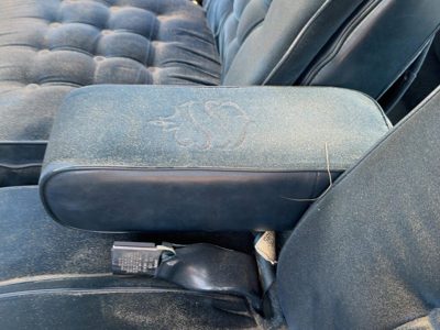 1986 Oldsmobile 98 Driver Left Front Arm Rest Side Seat Oem Blue