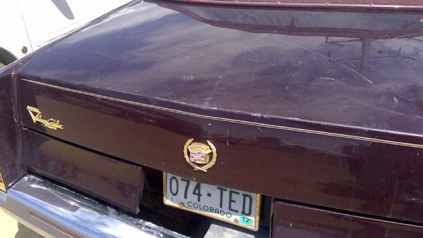 1993 Cadillac Fleetwood Trunk/decklid/hatch/tailgate Maroon — photo 8