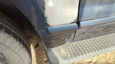 2002-2005 Ford Explorer Driver Left Moulding From Fender Oem Trim Strip Blue Ld
