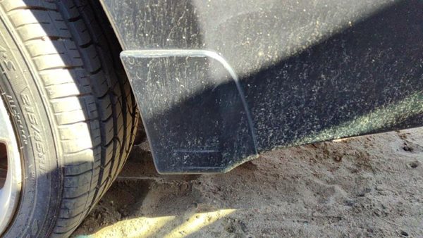 2008 Nissan Altima Quarter Panel Moulding LH Driver Left Rear On OEM K50 Dark — photo 1