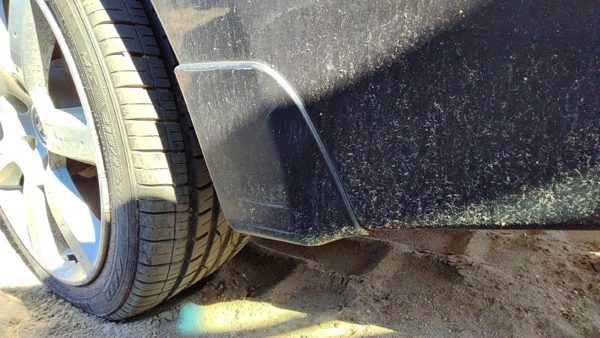 2008 Nissan Altima Quarter Panel Moulding LH Driver Left Rear On OEM K50 Dark — photo 2