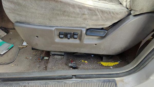 1994 Jeep Grand Cherokee Driver Left Side Power Seat Switch With Trim Panel Gray — photo 2