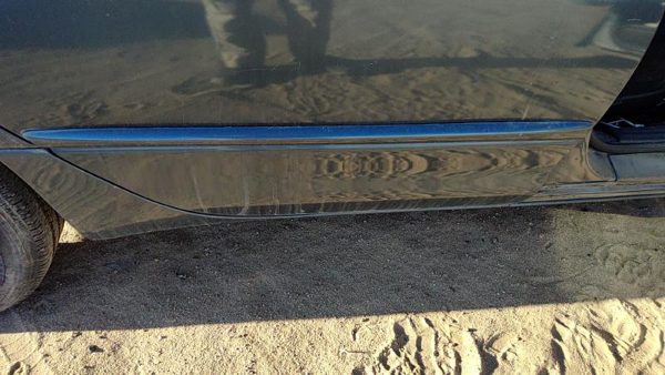 98-04 Intrepid Passenger Right Rear Moulding From Door Back Trim Steel Blue Pbq — photo 1