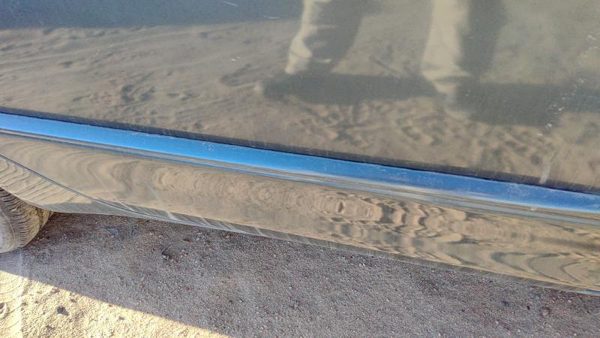 98-04 Intrepid Passenger Right Rear Moulding From Door Back Trim Steel Blue Pbq — photo 3