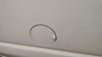 1992-2014 Ford Van E250 Fuel Tank Door With Hinge Gas Lid Oem Filler White