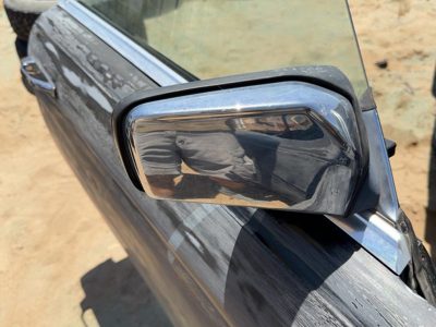 1976-1980 Mercedes 450Sl 107 Passenger Right Manual Side Mirror Door Mounted Oem