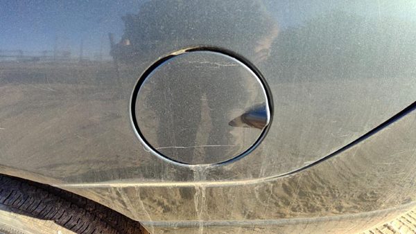 1998-2004 Dodge Intrepid Fuel Tank Door With Hinge Gas Lid Filler Steel Blue Pbq — photo 2