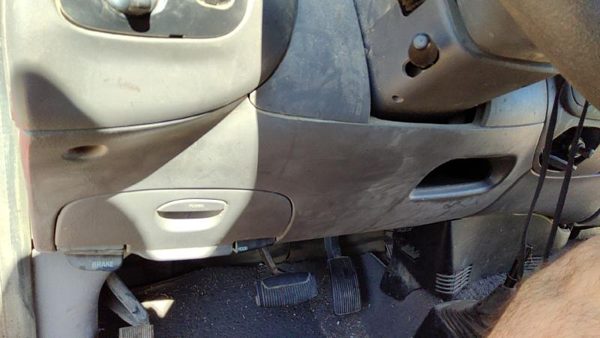 1997-2004 Ford F150 Lower Dash Under Column Knee Bolster Trim Panel Oem Gray — photo 3