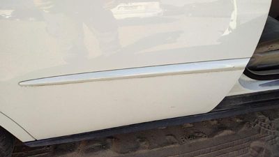 05-09 Lacrosse Passenger Right Rear Moulding From Door Back Trim Strip White 40U