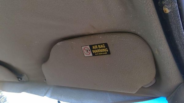 1999-2007 F250 Super Duty Passenger Right Sun Visor Oem — photo 3