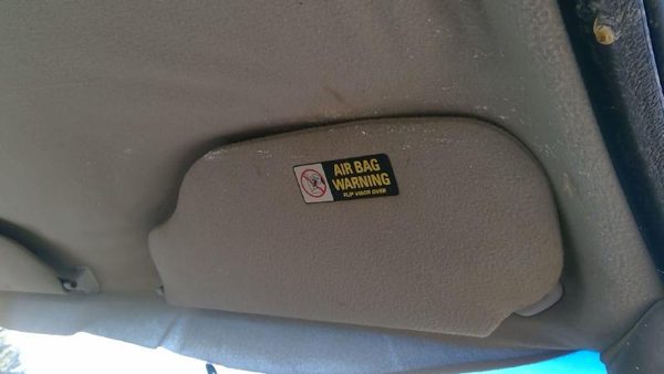 1999-2007 F250 Super Duty Passenger Right Sun Visor Oem — photo 4