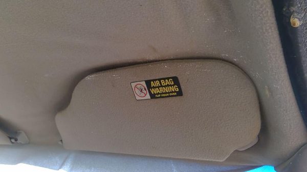 1999-2007 F250 Super Duty Passenger Right Sun Visor Oem — photo 8