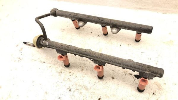 2004-2008 Toyota Highlander Complete Fuel Rail With Injectors Set Loaded Oem — photo 3