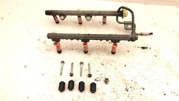 2004-2008 Toyota Highlander Complete Fuel Rail With Injectors Set Loaded Oem — photo 8