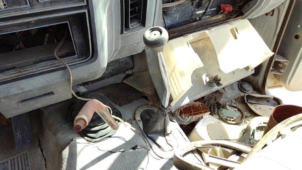 86 Dodge Ram W250 4x4 Shifter Lever Assembly With Linkage 4wd T Case Shift Unit — photo 2