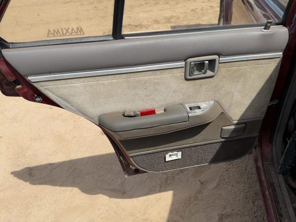 85-88 Maxima Driver Left Rear Door Trim Panel With Switches Back 4Dr Sedan Gray — photo 1