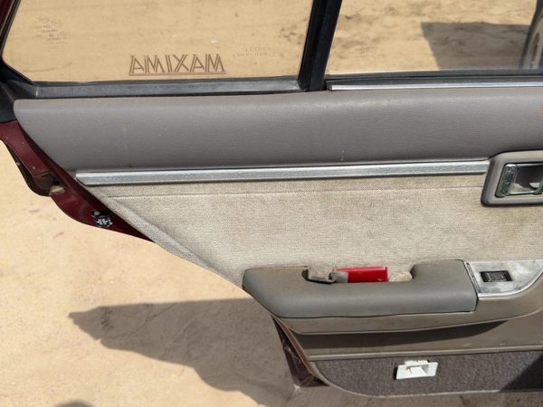 85-88 Maxima Driver Left Rear Door Trim Panel With Switches Back 4Dr Sedan Gray — photo 3