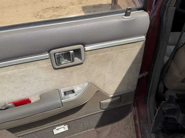 85-88 Maxima Driver Left Rear Door Trim Panel With Switches Back 4Dr Sedan Gray — photo 2